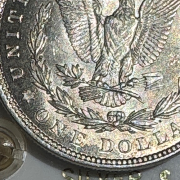 1921 Morgan Silver Dollar Est. AU55 | 90% Silver US Coin | Collector Grade - Picture 4 of 4